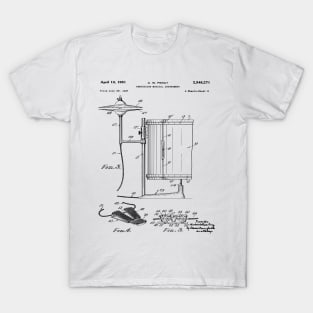 Drum Instructor Gift - Drum Kit Patent Art 1951 T-Shirt